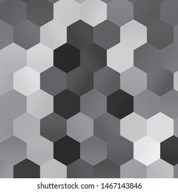 Monochrome geometric vector background. Abstract halftone illustration pattern. Vintage texture