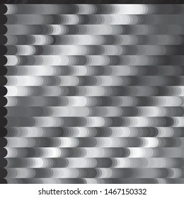 Monochrome geometric vector background. Abstract halftone illustration pattern. Vintage texture