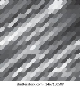 Monochrome geometric vector background. Abstract halftone illustration pattern. Vintage texture