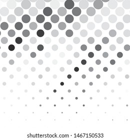 Monochrome geometric vector background. Abstract halftone illustration pattern. Vintage texture