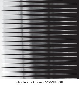 Monochrome geometric vector background. Abstract halftone illustration pattern. Vintage texture