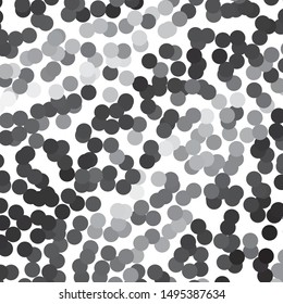 Monochrome geometric vector background. Abstract halftone illustration pattern. Vintage texture