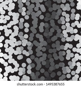 Monochrome geometric vector background. Abstract halftone illustration pattern. Vintage texture