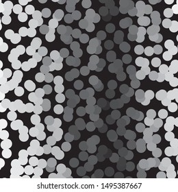 Monochrome geometric vector background. Abstract halftone illustration pattern. Vintage texture