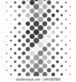 Monochrome geometric vector background. Abstract halftone illustration pattern. Vintage texture
