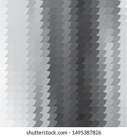 Monochrome geometric vector background. Abstract halftone illustration pattern. Vintage texture