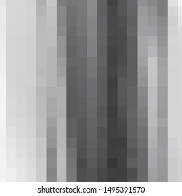 Monochrome geometric vector background. Abstract halftone illustration pattern. Vintage texture