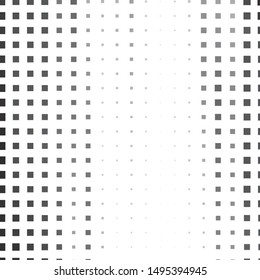 Monochrome geometric vector background. Abstract halftone illustration pattern. Vintage texture