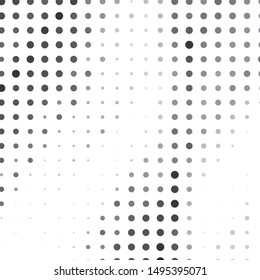 Monochrome geometric vector background. Abstract halftone illustration pattern. Vintage texture
