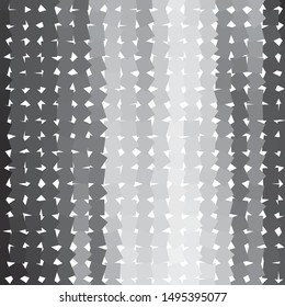 Monochrome geometric vector background. Abstract halftone illustration pattern. Vintage texture