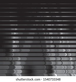 Monochrome geometric vector background. Abstract halftone illustration pattern. Vintage texture