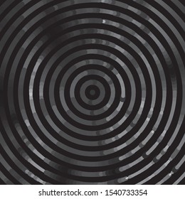Monochrome geometric vector background. Abstract halftone illustration pattern. Vintage texture