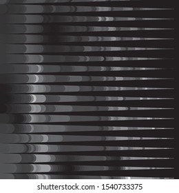 Monochrome geometric vector background. Abstract halftone illustration pattern. Vintage texture