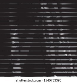 Monochrome geometric vector background. Abstract halftone illustration pattern. Vintage texture