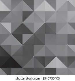 Monochrome geometric vector background. Abstract halftone illustration pattern. Vintage texture
