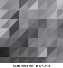 Monochrome geometric vector background. Abstract halftone illustration pattern. Vintage texture