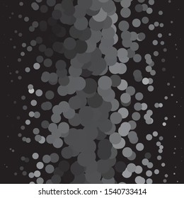 Monochrome geometric vector background. Abstract halftone illustration pattern. Vintage texture