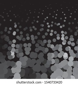 Monochrome geometric vector background. Abstract halftone illustration pattern. Vintage texture
