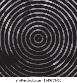 Monochrome geometric vector background. Abstract halftone illustration pattern. Vintage texture