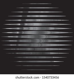 Monochrome geometric vector background. Abstract halftone illustration pattern. Vintage texture