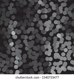 Monochrome geometric vector background. Abstract halftone illustration pattern. Vintage texture