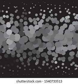 Monochrome geometric vector background. Abstract halftone illustration pattern. Vintage texture