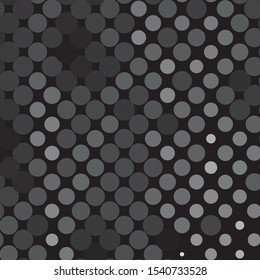 Monochrome geometric vector background. Abstract halftone illustration pattern. Vintage texture