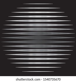 Monochrome geometric vector background. Abstract halftone illustration pattern. Vintage texture