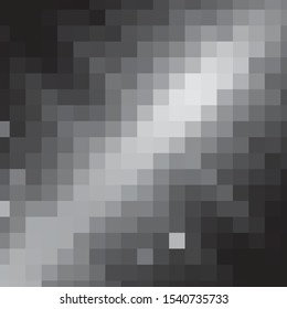 Monochrome geometric vector background. Abstract halftone illustration pattern. Vintage texture