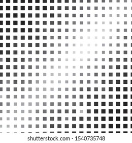 Monochrome geometric vector background. Abstract halftone illustration pattern. Vintage texture