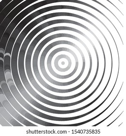 Monochrome geometric vector background. Abstract halftone illustration pattern. Vintage texture