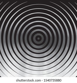 Monochrome geometric vector background. Abstract halftone illustration pattern. Vintage texture