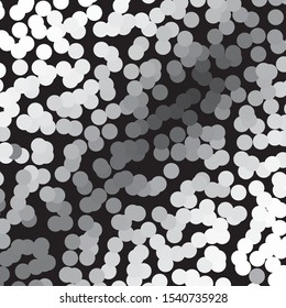 Monochrome geometric vector background. Abstract halftone illustration pattern. Vintage texture