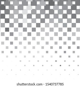 Monochrome geometric vector background. Abstract halftone illustration pattern. Vintage texture