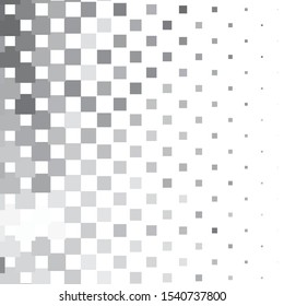 Monochrome geometric vector background. Abstract halftone illustration pattern. Vintage texture