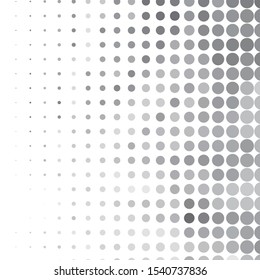 Monochrome geometric vector background. Abstract halftone illustration pattern. Vintage texture