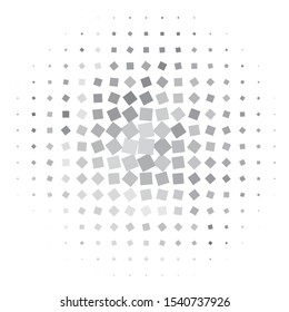 Monochrome geometric vector background. Abstract halftone illustration pattern. Vintage texture