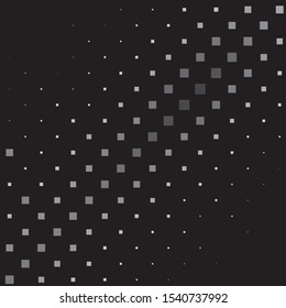 Monochrome geometric vector background. Abstract halftone illustration pattern. Vintage texture