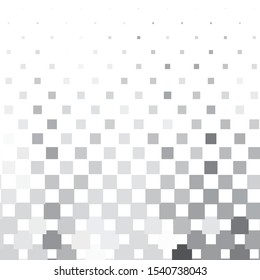 Monochrome geometric vector background. Abstract halftone illustration pattern. Vintage texture