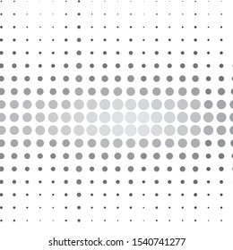 Monochrome geometric vector background. Abstract halftone illustration pattern. Vintage texture