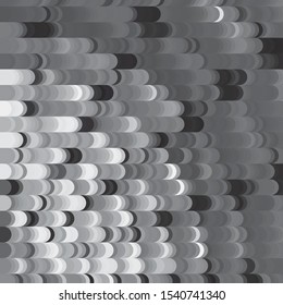 Monochrome geometric vector background. Abstract halftone illustration pattern. Vintage texture