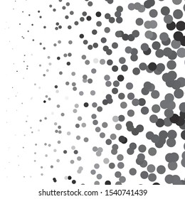 Monochrome geometric vector background. Abstract halftone illustration pattern. Vintage texture