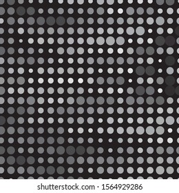 Monochrome geometric vector background. Abstract halftone illustration pattern. Vintage texture