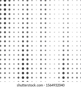 Monochrome geometric vector background. Abstract halftone illustration pattern. Vintage texture