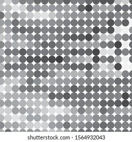 Monochrome geometric vector background. Abstract halftone illustration pattern. Vintage texture