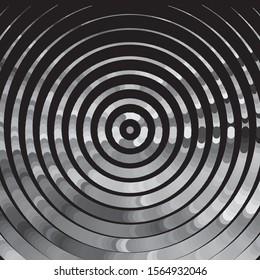 Monochrome geometric vector background. Abstract halftone illustration pattern. Vintage texture