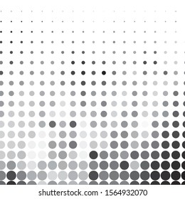 Monochrome geometric vector background. Abstract halftone illustration pattern. Vintage texture