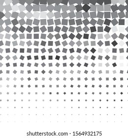 Monochrome geometric vector background. Abstract halftone illustration pattern. Vintage texture