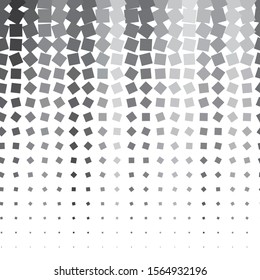 Monochrome geometric vector background. Abstract halftone illustration pattern. Vintage texture