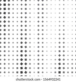 Monochrome geometric vector background. Abstract halftone illustration pattern. Vintage texture